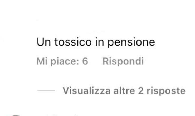 Commento post Fabrizio Corona